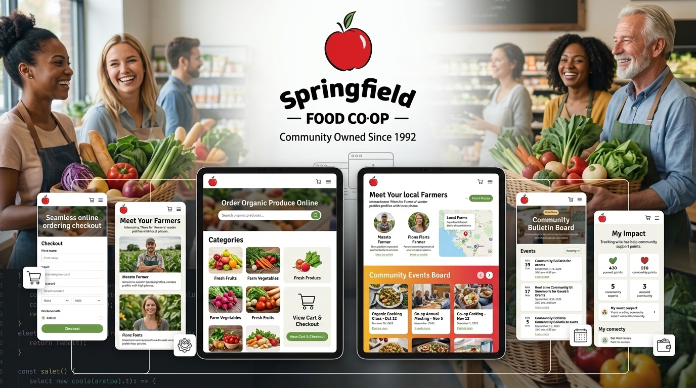 Springfield Food Co-op Redesign Project Banner